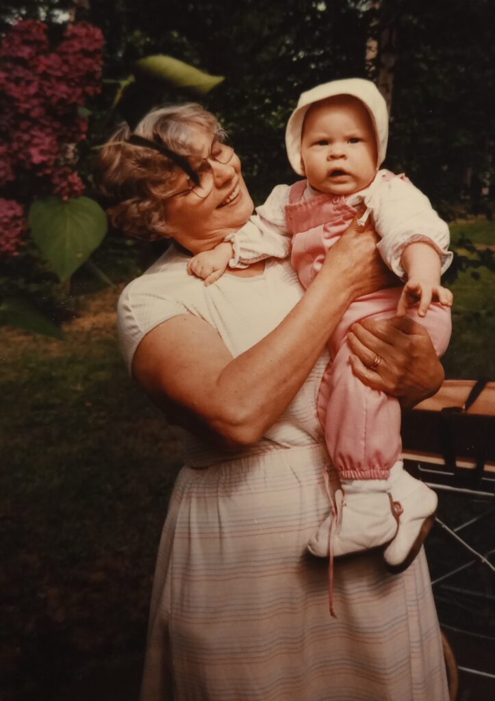 Me and my grandmother.