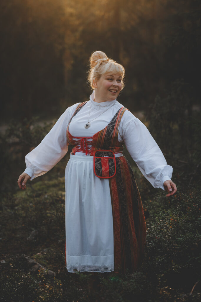 Finnish national costume.