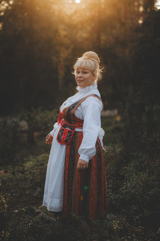 Finnish national costume.