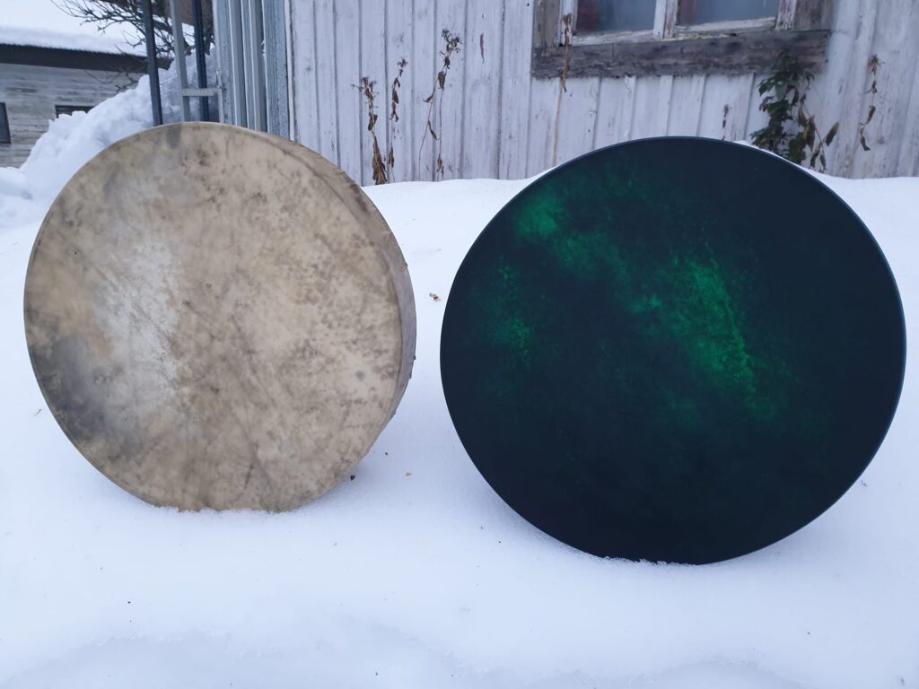 My Personal Drum Journey in Lapland started wit this drum.